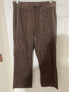 Juicy Couture Brown Velour Lounge Pants